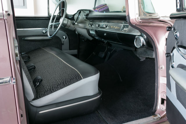 1957 Dusk Pearl and Ivory Chevrolet Bel Air/150/210 Sedan