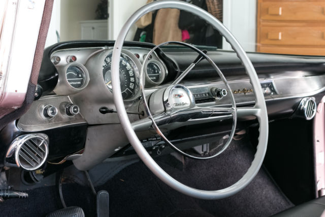 1957 Dusk Pearl and Ivory Chevrolet Bel Air/150/210 Sedan