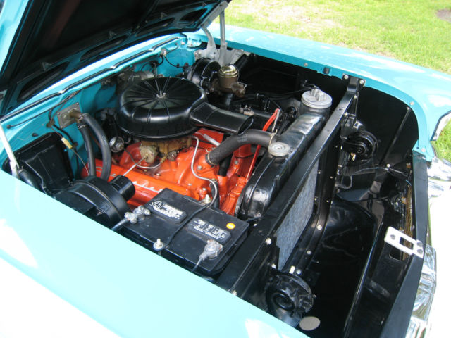 1957 Tropical Turquoise, India Ivory exterior Chevrolet Bel Air/150/210