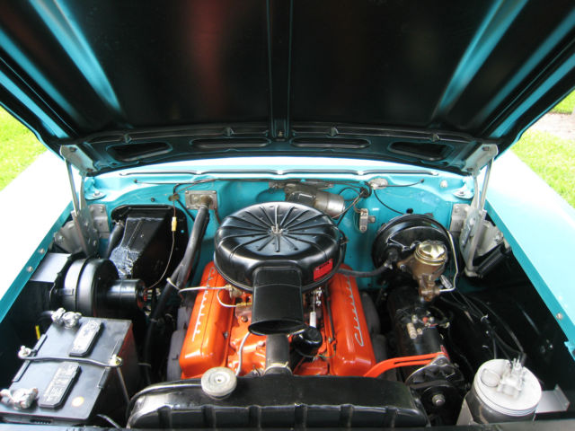 1957 Tropical Turquoise, India Ivory exterior Chevrolet Bel Air/150/210