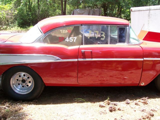 1957 Red Chevrolet Bel Air/150/210