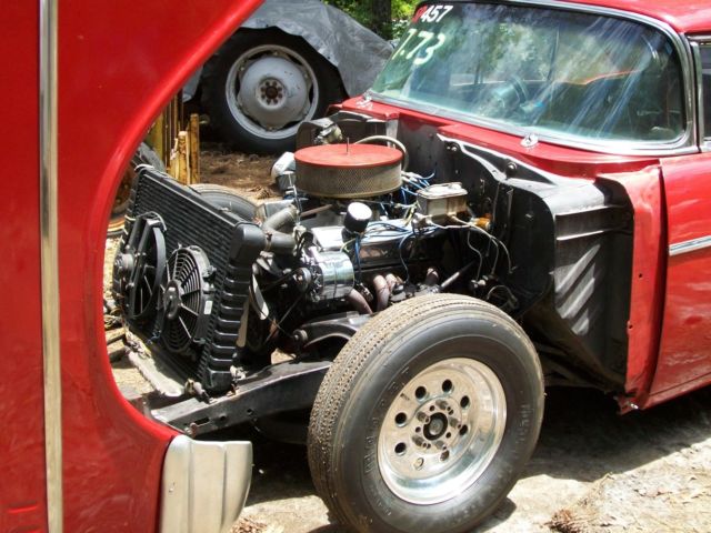 1957 Red Chevrolet Bel Air/150/210