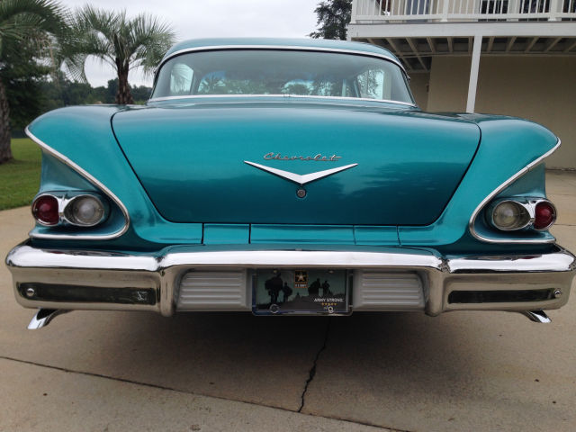 1958 Blue Chevrolet Bel Air/150/210 Coupe
