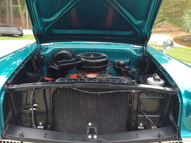 1958 Blue Chevrolet Bel Air/150/210 Coupe