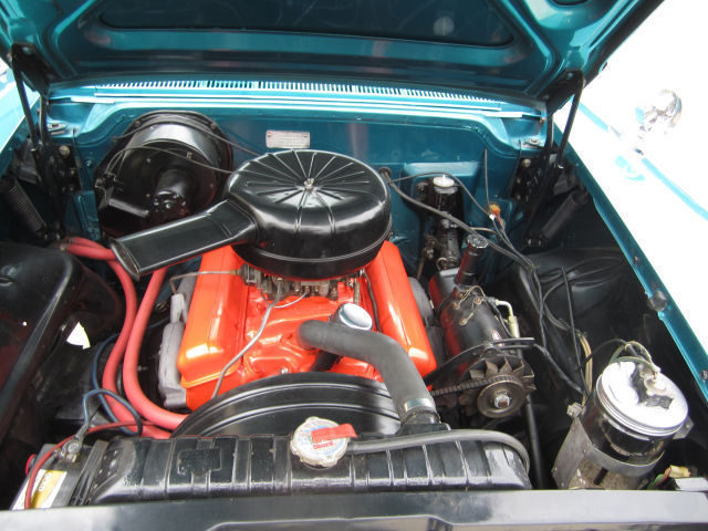 1958 Blue Chevrolet Bel Air/150/210 Coupe