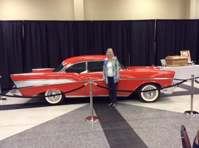 1957 Matador Red Chevrolet Bel Air/150/210 2 door hard top