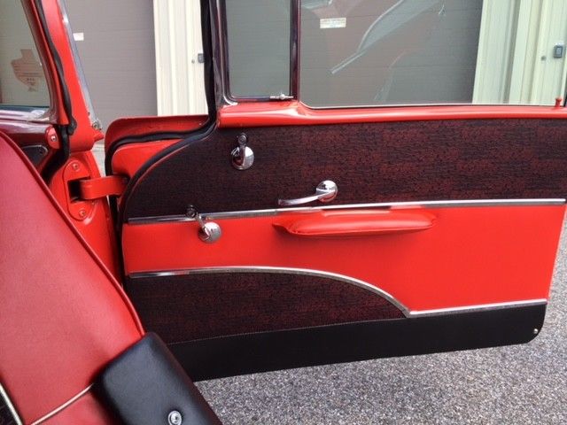 1957 Matador Red Chevrolet Bel Air/150/210 2 door hard top