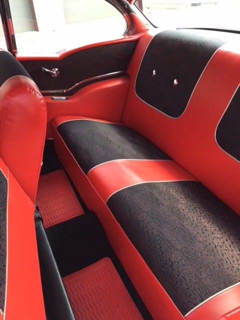 1957 Matador Red Chevrolet Bel Air/150/210 2 door hard top
