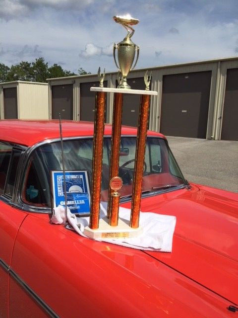 1957 Matador Red Chevrolet Bel Air/150/210 2 door hard top