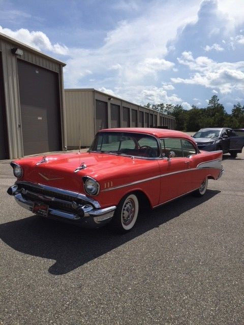 1957 Matador Red Chevrolet Bel Air/150/210 2 door hard top