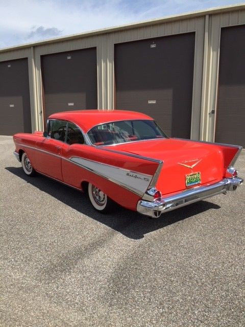 1957 Matador Red Chevrolet Bel Air/150/210 2 door hard top
