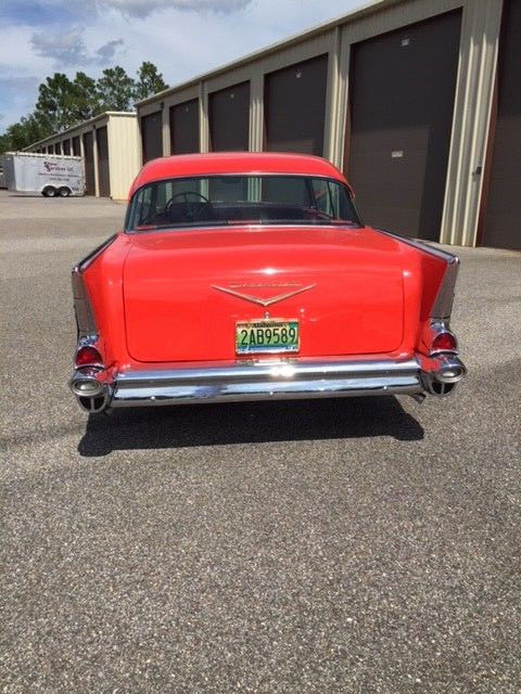 1957 Matador Red Chevrolet Bel Air/150/210 2 door hard top