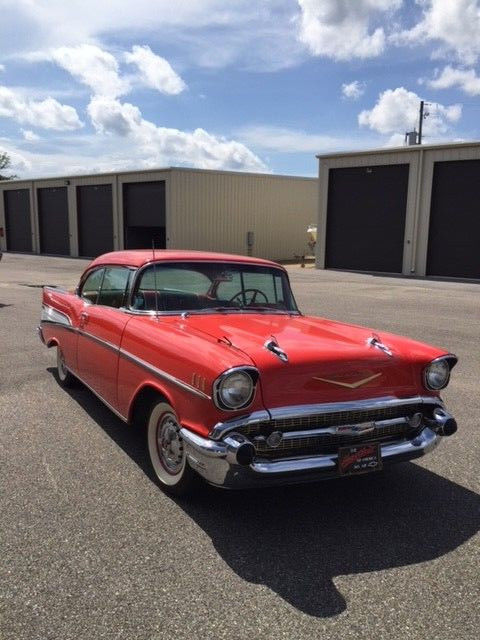 1957 Matador Red Chevrolet Bel Air/150/210 2 door hard top