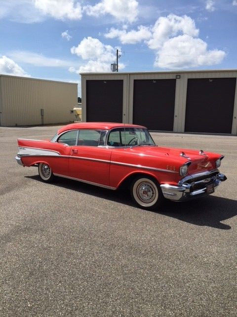 1957 Matador Red Chevrolet Bel Air/150/210 2 door hard top