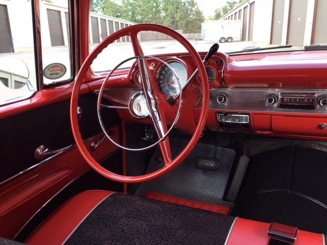 1957 Matador Red Chevrolet Bel Air/150/210 2 door hard top