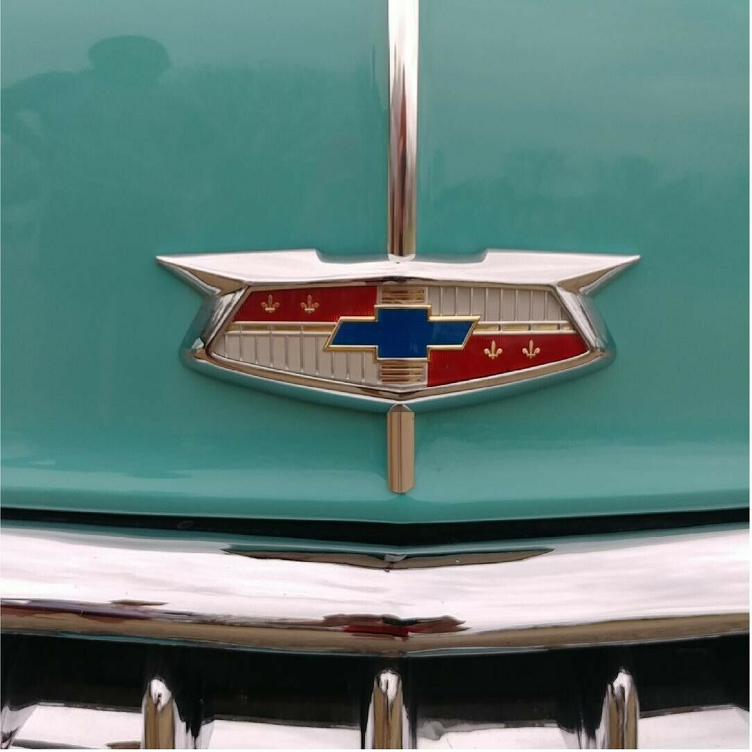 1954 Turquoise / White Chevrolet Bel Air/150/210 Convertible