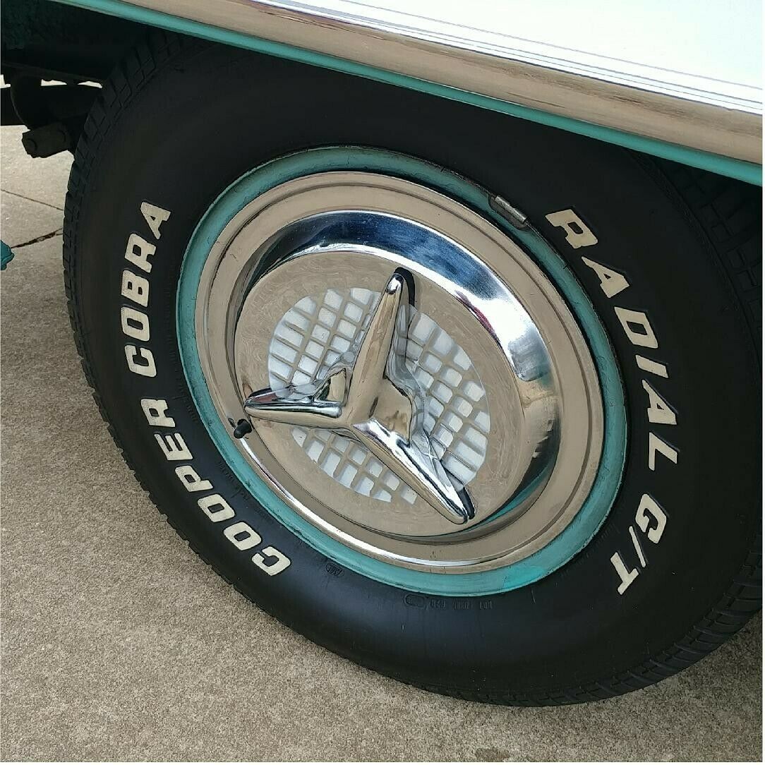 1954 Turquoise / White Chevrolet Bel Air/150/210 Convertible