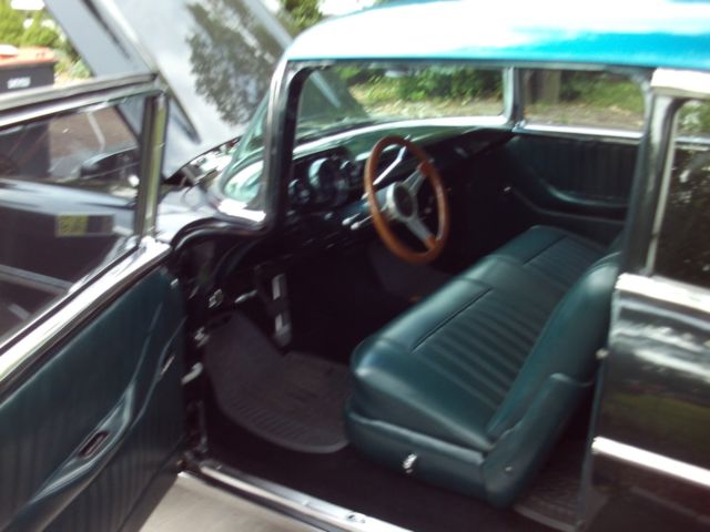 1957 Green Chevrolet Bel Air/150/210 Coupe