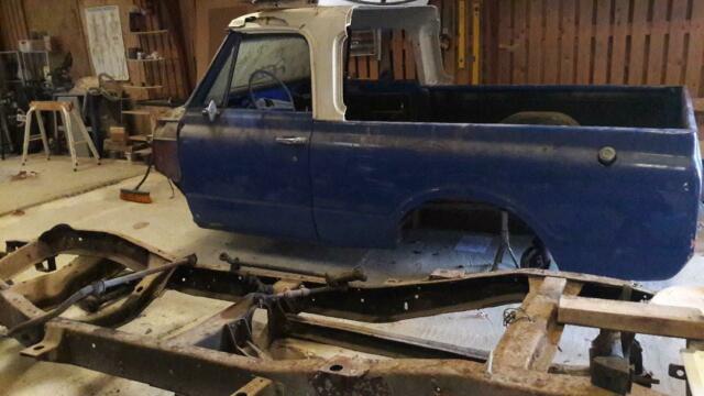 1972 Blue Chevrolet Blazer Convertible