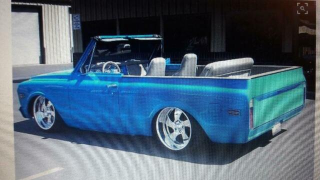 1972 Blue Chevrolet Blazer Convertible