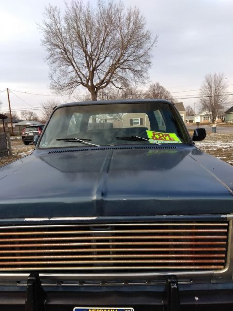 1977 Blue Chevrolet Blazer