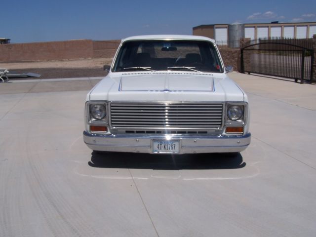 1974 White Chevrolet Blazer Convertible