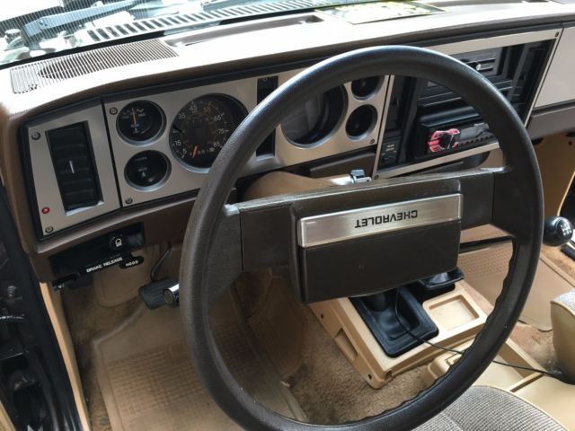1984 Brown and Tan Chevrolet Blazer Two door