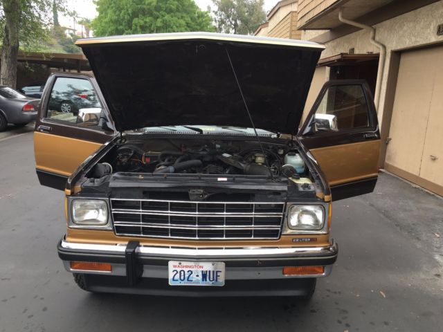 1984 Brown and Tan Chevrolet Blazer Two door