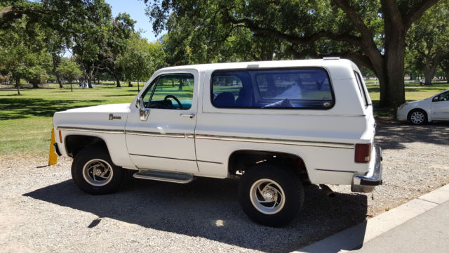 1980 White Chevrolet Blazer Cab & Chassis
