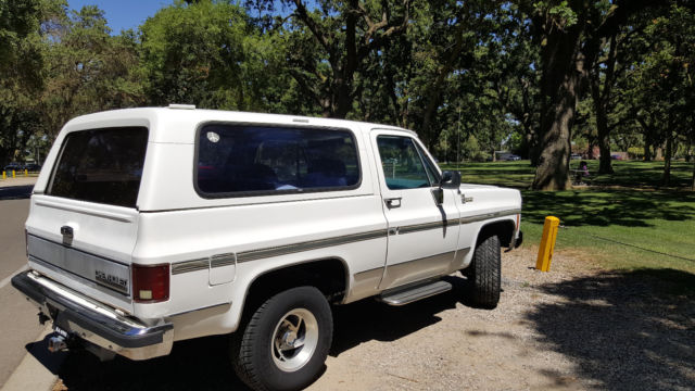 1980 White Chevrolet Blazer Cab & Chassis
