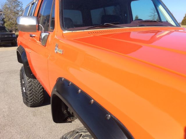 1979 Orange Chevrolet Blazer