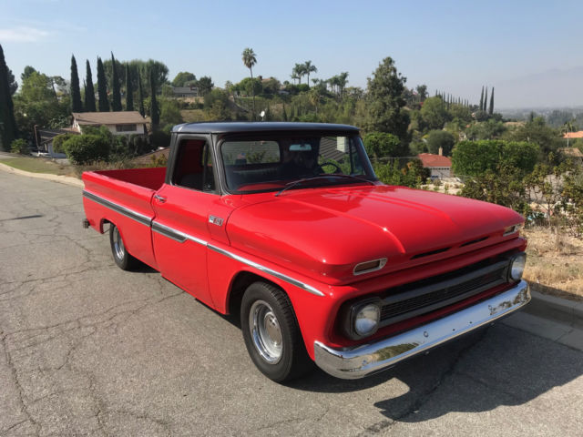 1965 Red Chevrolet C-10 Standard Cab Pickup
