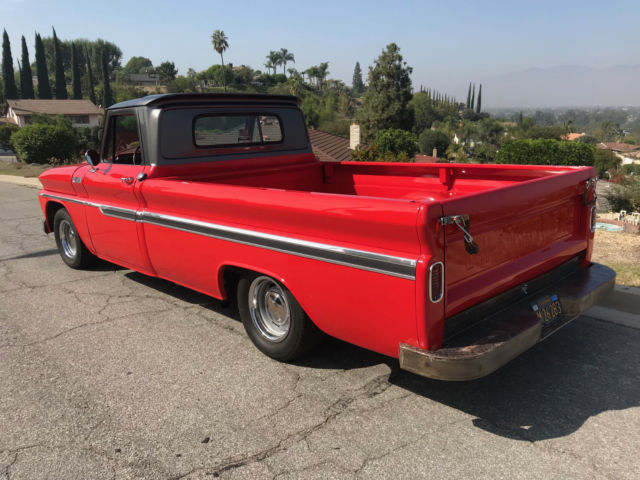 1965 Red Chevrolet C-10 Standard Cab Pickup