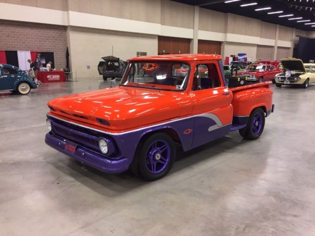 1966 Orange purple design Chevrolet C-10 Standard Cab Pickup