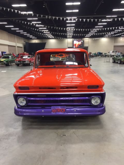1966 Orange purple design Chevrolet C-10 Standard Cab Pickup