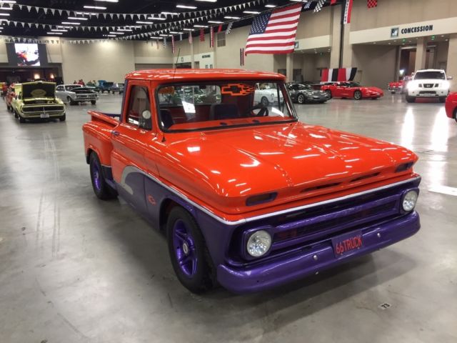 1966 Orange purple design Chevrolet C-10 Standard Cab Pickup