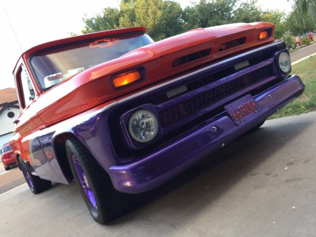 1966 Orange purple design Chevrolet C-10 Standard Cab Pickup