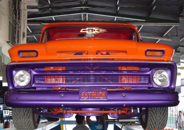 1966 Orange purple design Chevrolet C-10 Standard Cab Pickup