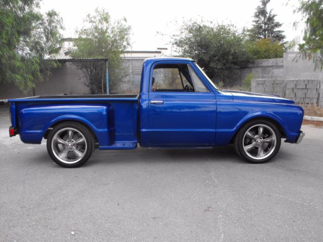 1967 Blue Chevrolet C-10 Extended Crew Cab Pickup