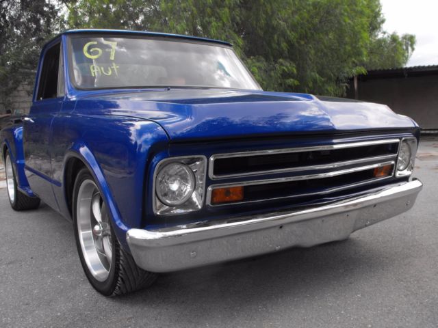 1967 Blue Chevrolet C-10 Extended Crew Cab Pickup