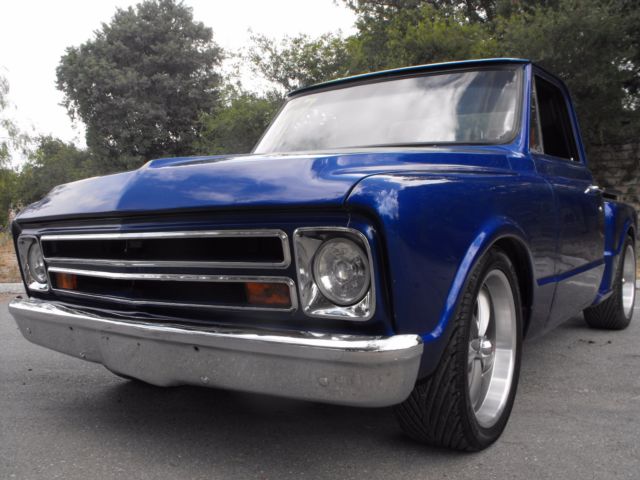 1967 Blue Chevrolet C-10 Extended Crew Cab Pickup