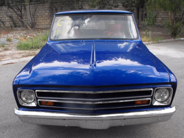 1967 Blue Chevrolet C-10 Extended Crew Cab Pickup
