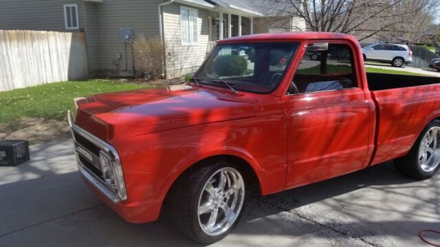 1970 Orange Chevrolet C-10 short bed