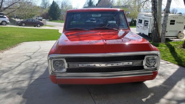1970 Orange Chevrolet C-10 short bed