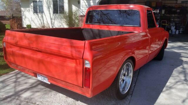 1970 Orange Chevrolet C-10 short bed