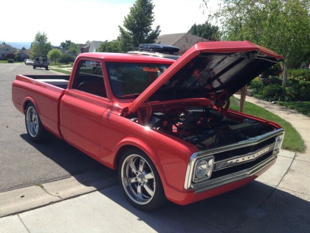 1970 Orange Chevrolet C-10 short bed