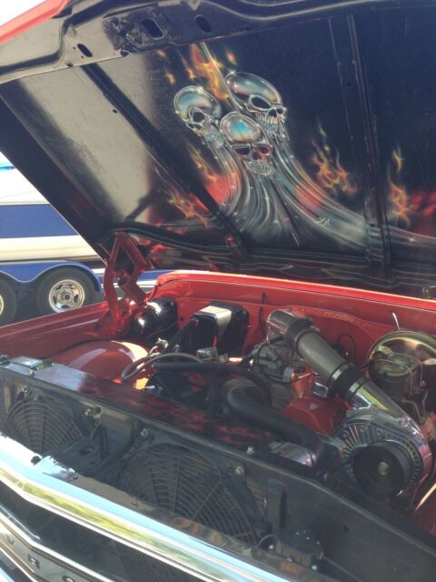 1970 Orange Chevrolet C-10 short bed