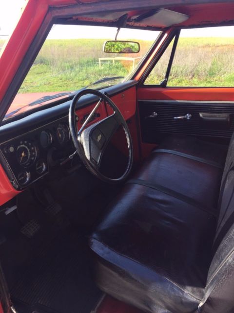 1971 Red Chevrolet C-10 Standard Cab Pickup