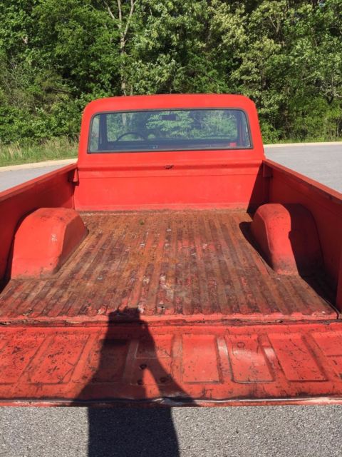 1971 Red Chevrolet C-10 Standard Cab Pickup