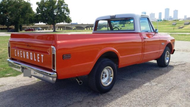 1972 Flame Red Chevrolet C-10